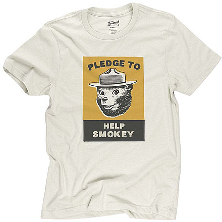 The Landmark Project Smokey Bear Pledge Tee, Short Sleeve, smokey-pledge