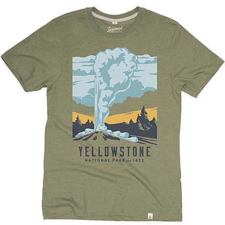 The Landmark Project Yellowstone National Park Tee, Short Sleeve, yellowstone