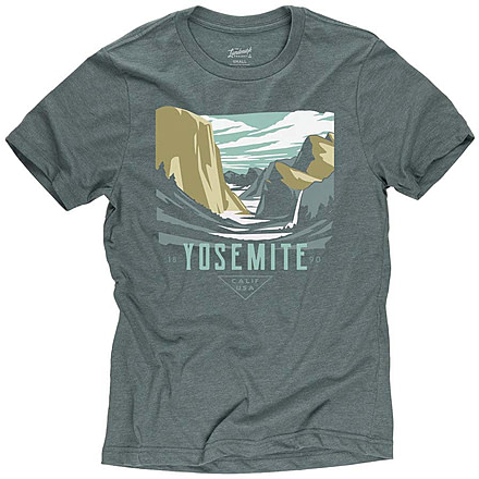 The Landmark Project Yosemite National Park Tee, Short Sleeve, yosemite