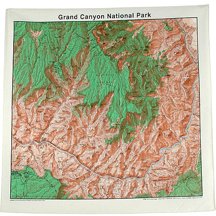 The Printed Image Glacier National Park Topo Ban 522