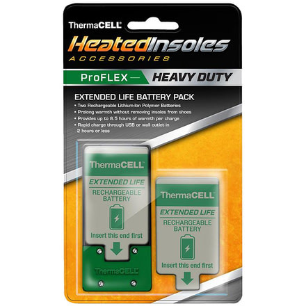 Thermacell Battery Pack for ProFLEX Heavy Duty Heated Insoles-Grey/Green