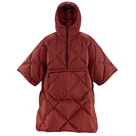 Therm-a-Rest Honcho Poncho Down Poncho, Burgundy, 11603