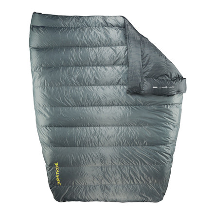 Therm-a-Rest Vela Double 20F/-6C Quilt Sleeping Bag, Regular Double, Storm, 13175