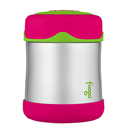 Thermos Foogo Stainless Steel, Vacuum Insulated Food Jar - Watermelon/Green - 10 oz. 58259