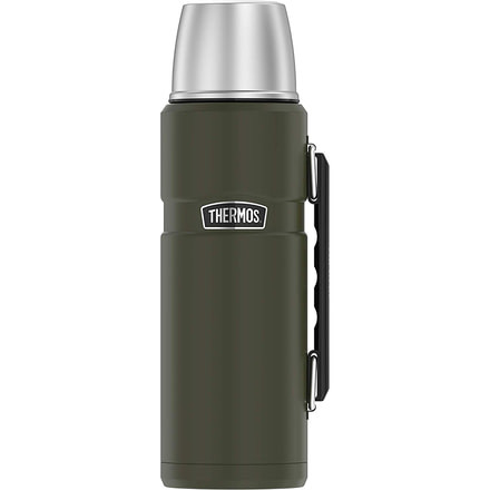 Thermos King Beverage Bottle 40oz - Stainless Steel/Matte Army Green 74652