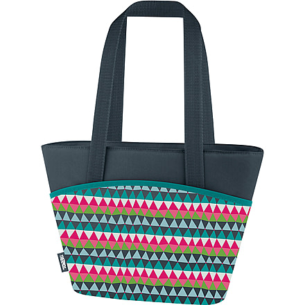 Thermos Raya 9 Can Lunch Tote - Colorful Triangles 78924