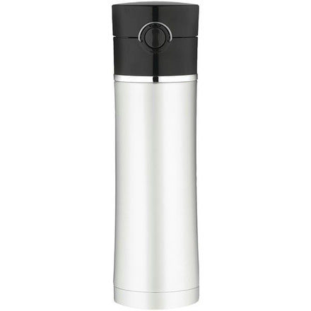 Thermos Sipp Vacuum Insulated Drink Bottle - 16 oz. - Stainless Steel/Black 44553