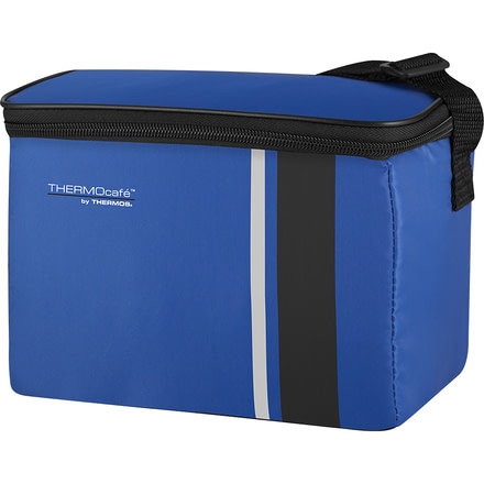 Thermos Thermocafe Cooler - 6 Can, Coolerblue/Red C13006006