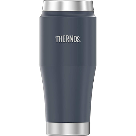 Thermos Vacuum Insulated Stainless Steel Travel Tumbler - 16oz - Matte Dusty Blue 74657
