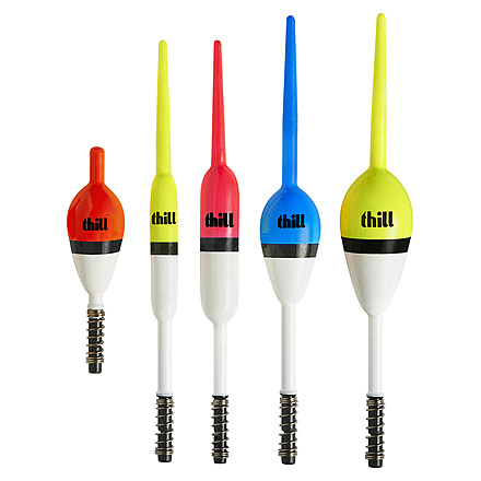 Thill Float Assortment Spring- 5 Pack,Bubble Gum, Assorted flourescent colors, MC-SPRING