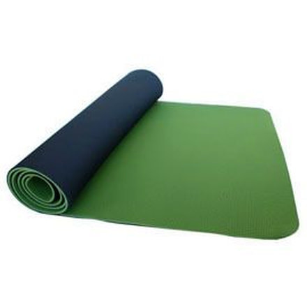 Thinksport Safe Yoga Mat, Black/Green, Black/Green, TPE, 30 Day Manufacturer Warranty, TNK-02486