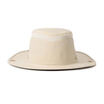 Tilley Airflo Snap-Up Brim Hat - Unisex, Natural/Green, 7, LTM3-NTGR-7