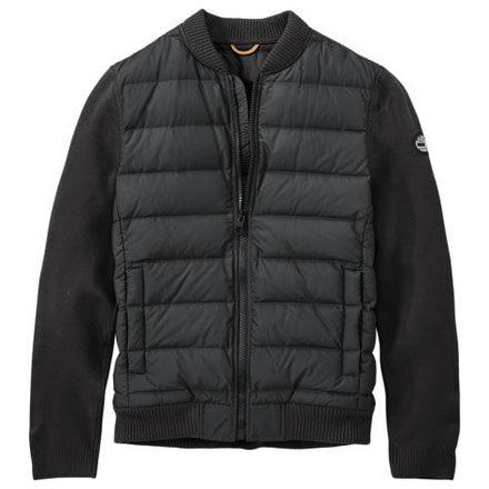 Timberland Diamond River Mixed Media Down Jacket, Black, TB0A1QHY001-S