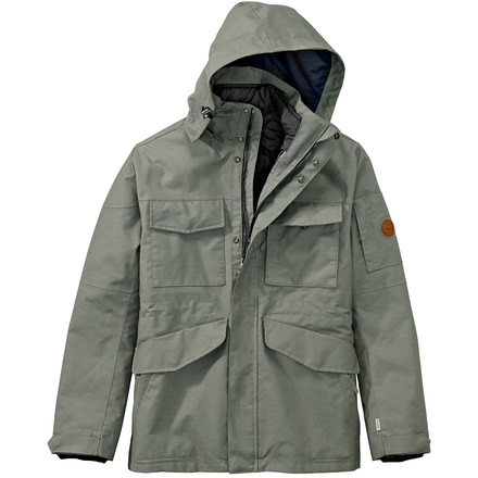 Timberland DryVent 3-in-1 Field Jacket - Men's-Castor Gray-Small