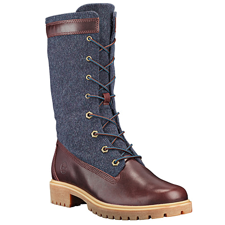 Timberland Jayne Mixed-Media Warm Gaiter Boots - Women's, Dark Port Polaris w/Indigo NXt Wool, Medium, 7, TB0A1SG8C60-70-Medium