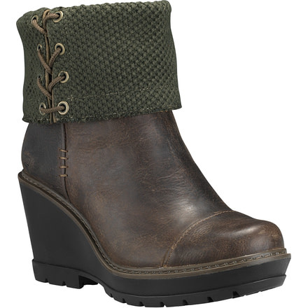 Timberland Kellis Mid Fold Down Casual Boot - Women's-Olive-Medium-10