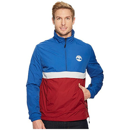 Timberland Men's Mt Liberty Funnel Neck Lightweight Packable Jacket, Yale Blue, XL, TB0A1N81M68-XL