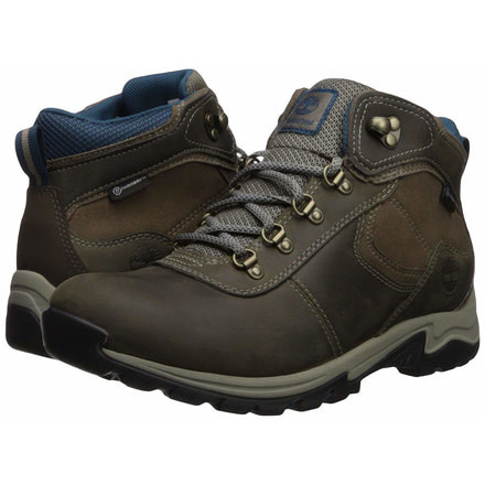 Timberland Mt. Maddsen Mid Leather WP Hiking Boots, Medium - Womens, Pewter, 6.5 US, TB0A1NRW110-065M