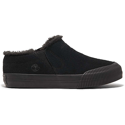 Timberland Skyla Bay 2.0 Warm Lined Low Slip On Sneaker - Womens, Black Suede, 10, Medium, TB0A2ABGEK410000M