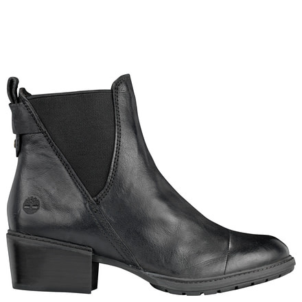 Timberland Sutherlin Bay Slouch Chelsea - Womens, Jet Black New Barrilos, Medium, 9, TB0A1T84015-90-Medium