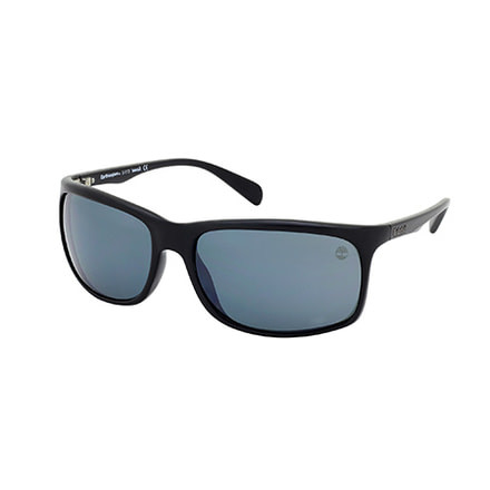 Timberland TB9002 Sunglasses - Shiny Black / Smoke Frame Color