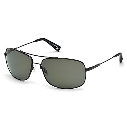 Timberland TB9010 Sunglasses - Matte Black Frame Color, Smoke Lens Color