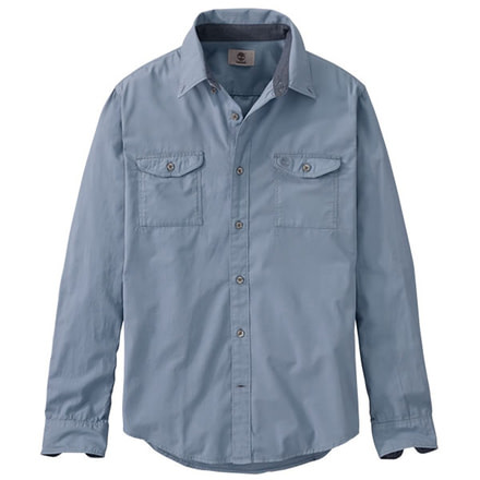 Warner River Cargo Long Sleeve Shirt - Mens-Infinity-Medium