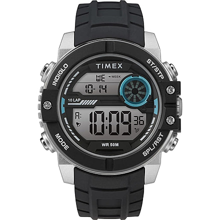 Timex Sport Digital Watch W/ Silicone Strap, TW5M34600