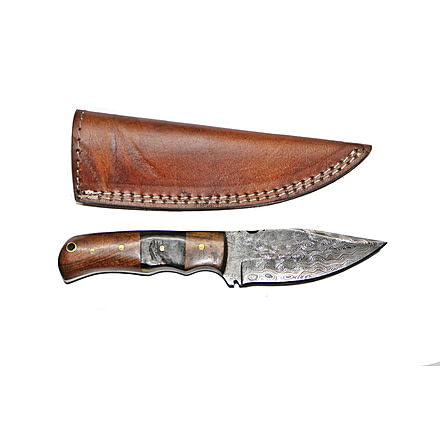 Titan Damascus Fixed Blade Knife 7in TD-099, TDK-99