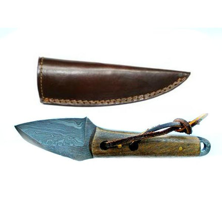 Titan Damascus Steel Fixed Knife 6in TD-046 TD-046