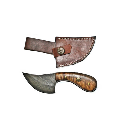 Titan Damascus Steel Fixed Knife 6in TD-090, TDK-90