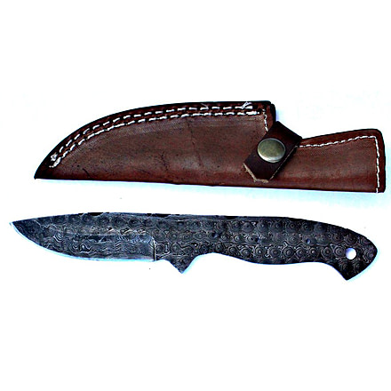 Titan Damascus Steel Fixed Knife 7.1in TD-038, TDK-38