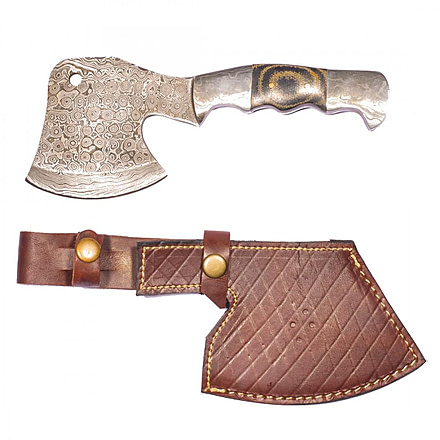 Titan Damascus Steel Hunting 3.8in Knife TD-013 TD-013