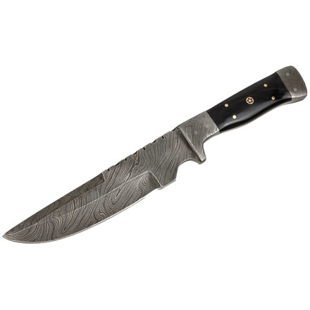 Titan Damascus Steel Hunting 5in Knife TD-007, TDK-7