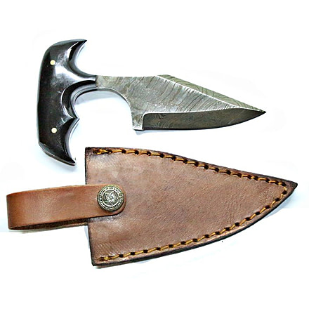 Titan Damascus Steel Hunting 5in Knife TD-008, TDK-8