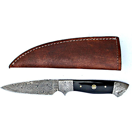 Titan Damascus Steel Hunting 9in Knife TD-005, TDK-5
