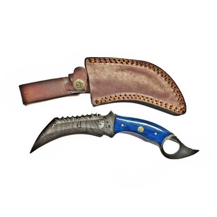 Titan Damascus Wicked Karambit by Titan TD-179, 3.5in TD-179