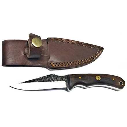 Titan International Knives Fixed Blade Knife, 4in, Carbon Steel, Wharncliffe, RoseWood TC-54