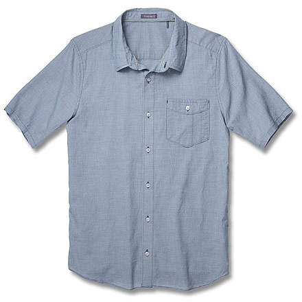 Toad&amp;Co Airbrush Short Sleeve Shirt - Men's-Blue Abyss-Small