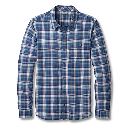 Toad&amp;Co Cuba Libre Mens Long Sleeve Shirt, Deep Navy, Large T2252402-420-L