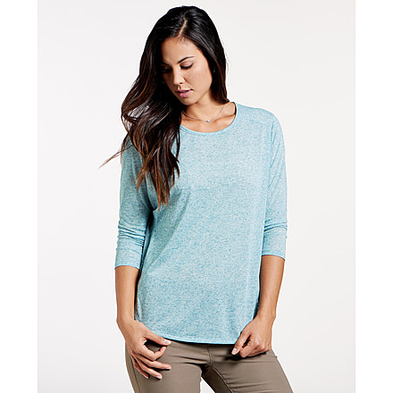 Toad&amp;Co Ember 3/4 Sleeve Women's Tee, Deepwater, Large T1242709-421-L