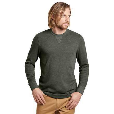 Toad&amp;Co Framer Dos LS Crew - Mens, Beetle, Small, T2241917-365-S