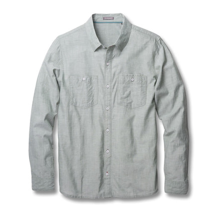 Toad&amp;Co Honcho Dos Men's Long Sleeve Shirt, Arctic, Large T2252700-055-L