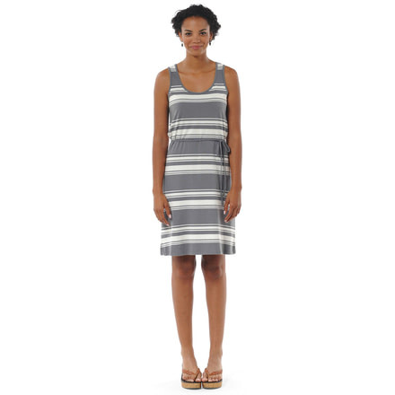 Toad&amp;Co Keyhole Dress - Women's-Smoke Stripe-X-Small