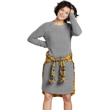 Toad&amp;Co Lakeview Sweater Dress - Womens, Heather Grey, Extra Large, T1781904-111-XL