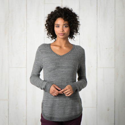 Toad&amp;Co Merino Eclair Sweater - Womens-Heather Gray-X-Small