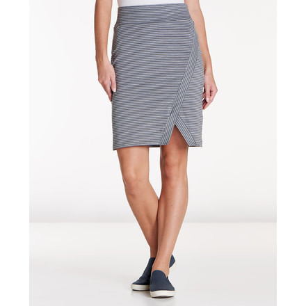 Toad&amp;Co Moxie Skirt, Smoke Lean Stripe, Small, T1841703-015-S