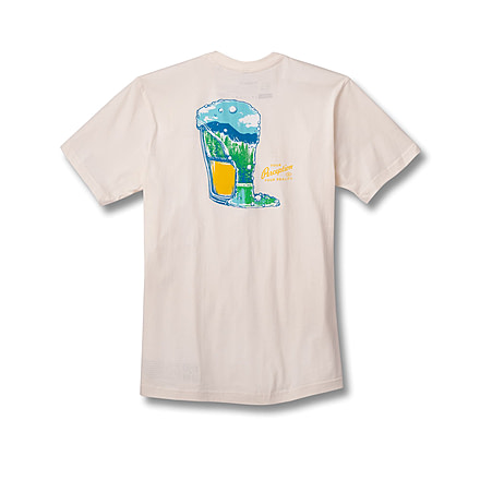 Toad&amp;Co Pint Half Full Men's Graphic Tee, Natural, Large T2002801-016-L