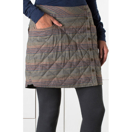 Toad&Co Quilted Birddog Skirt - Women's-Driftwood-2