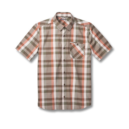 Toad&amp;Co Ventilair Men's Short Sleeve Shirt, Jeep, Medium, T2222704-211-M